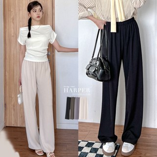 【HARPER】顯瘦修身雪紡長褲 | 現貨 長褲 雪紡 寬褲 顯瘦【PNA94622H】