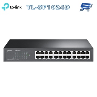昌運監視器 TP-LINK TL-SF1024D 24埠10/100Mbps桌上/機架式交換器