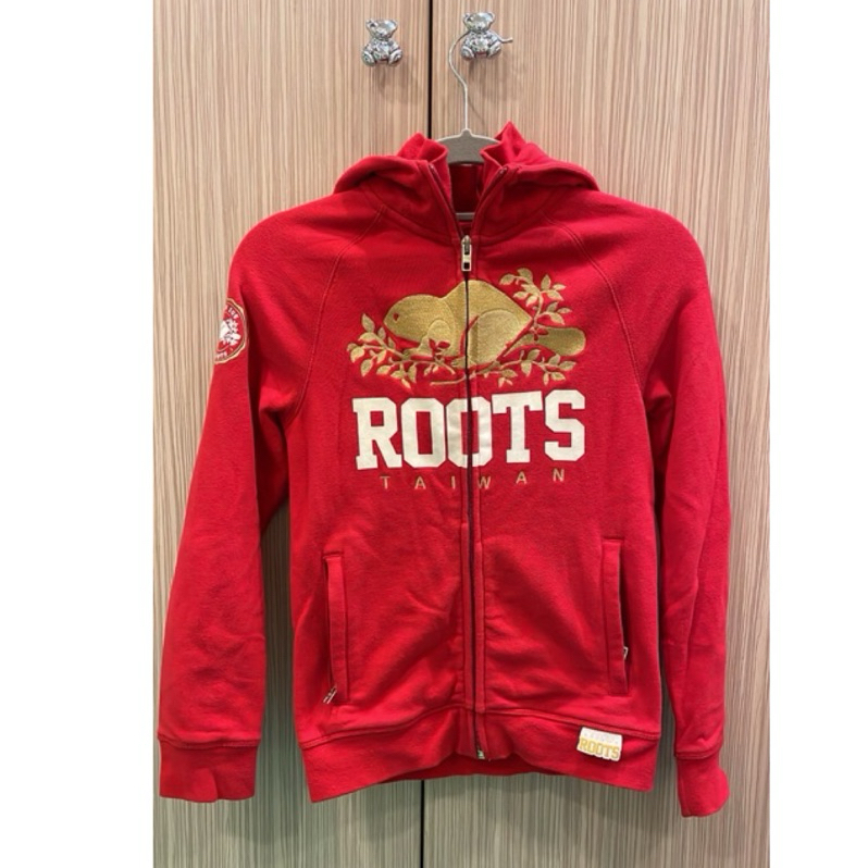 二手 Roots外套 連帽外套 刷毛外套 台灣限定版 約135cm