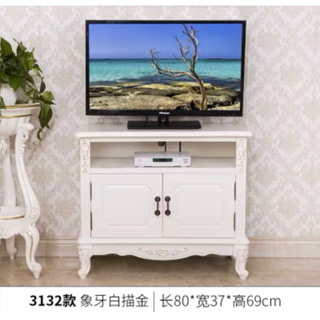 歐式韓式簡約現代雙門迷你小戶型電視櫃櫃80cm電視櫃