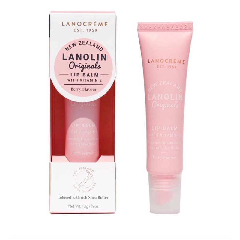 Lanocreme-Lanolin Originals 維生素 E 漿果潤唇膏 10g