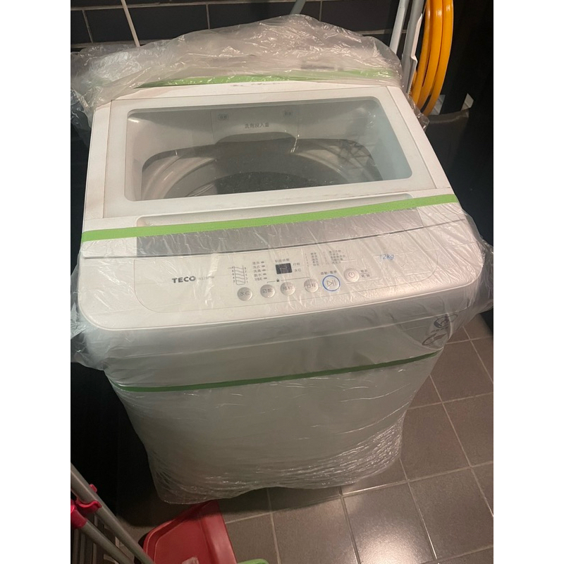 二手新竹市有興趣請先私訊-TECO東元 12公斤 定頻直立式洗衣機 W1238FW