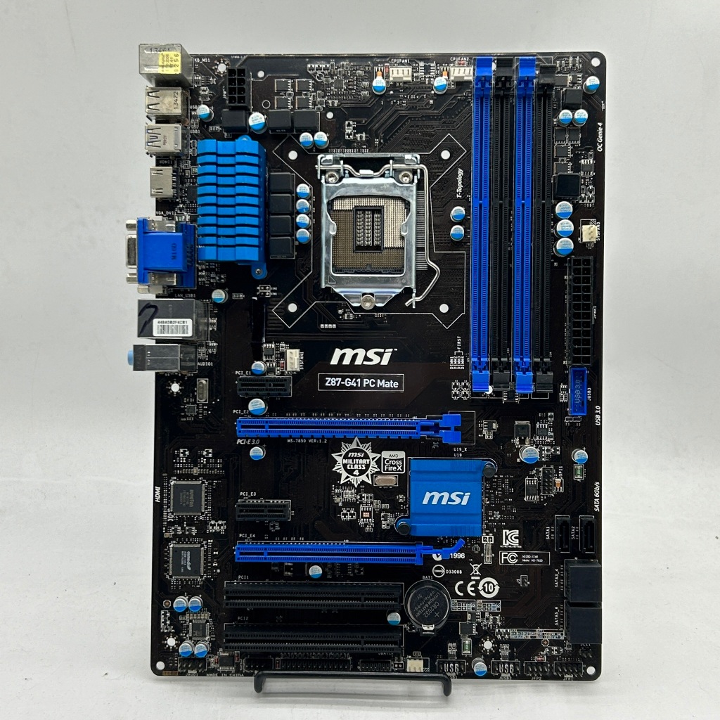 已測試 ✅ 微星 Z87-G41 PC Mate 主機板 #Z87 #1150
