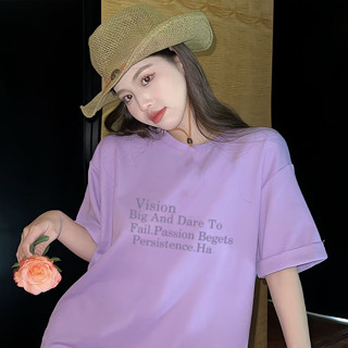 【隔日到貨】100%純棉 簡約英文字母正面印花圓領短袖T恤 男女 上衣服素色 大尺碼 情侶裝 OVERSIZE 休閒