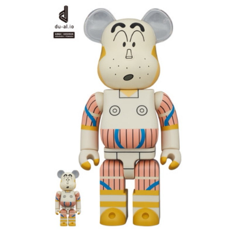 BE@RBRICK 庫柏力克熊 bearbrick  機械人 廣志 蠟筆小新 400%+100%