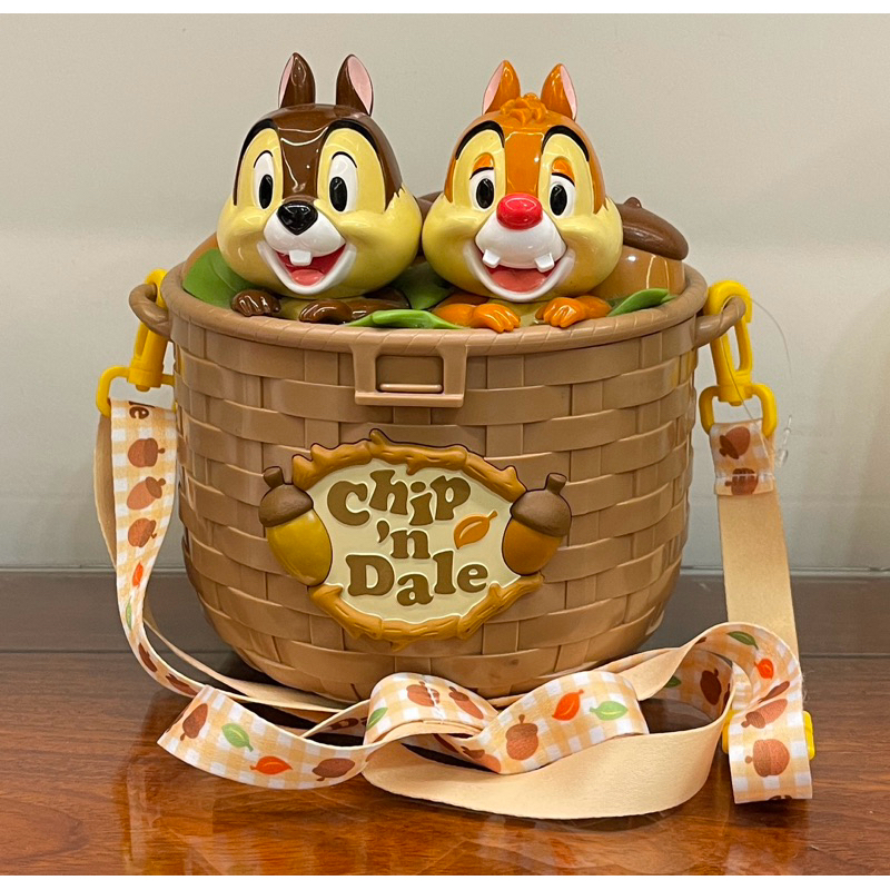 日本 東京迪士尼 tokyo disneyresort 奇奇蒂蒂 爆米花桶 收納桶