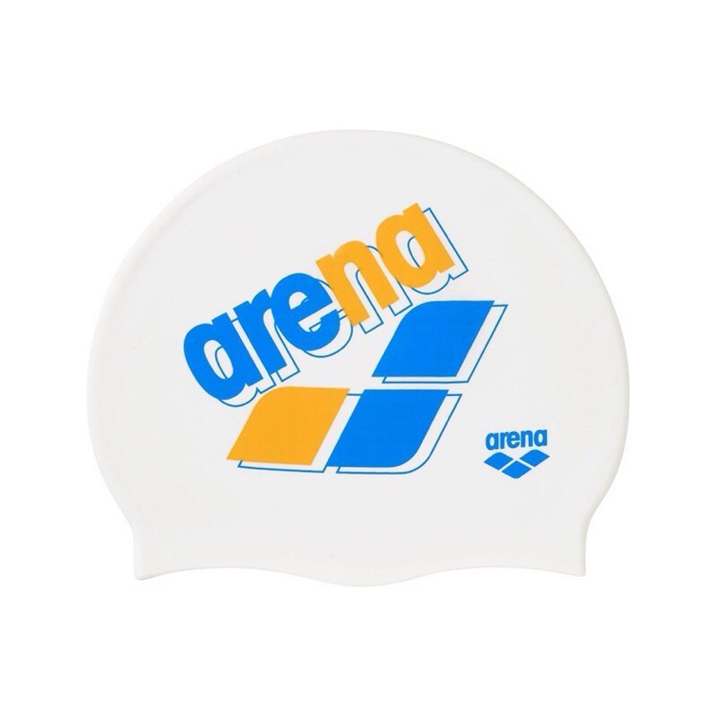 現貨 日本代購 白色 黑綠 ARENA  #ARN-4403 泳帽 矽膠 防水 抗氯 護耳 彈性 男女 兒童