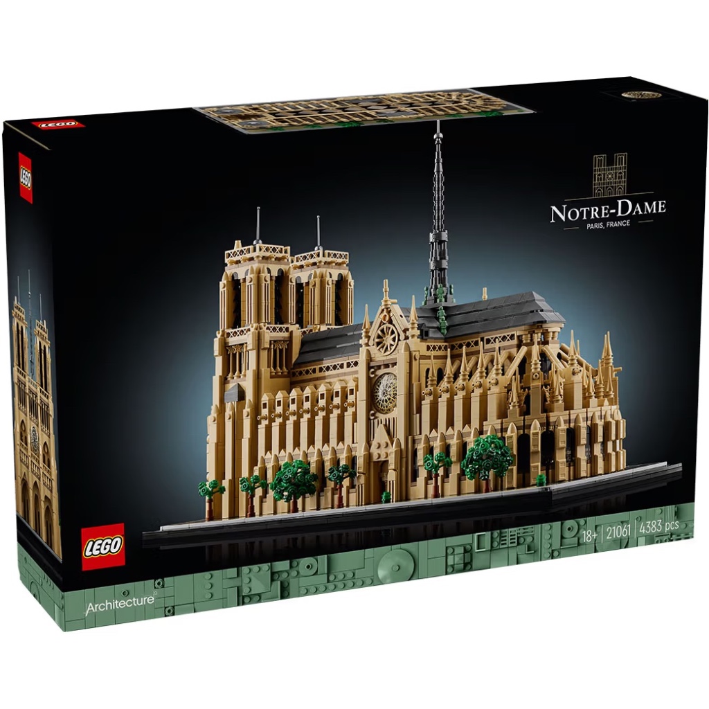 【CubeToy】店面 5,880元 / 樂高 21061 建築系列 巴黎聖母院 - LEGO Architecture