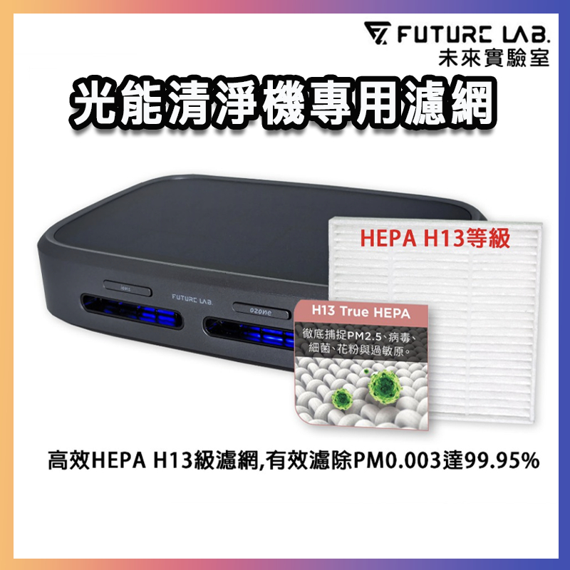 台灣現貨 GC1光能清淨機 空氣淨化器專用HEPA網 H13 True HEPA最高等級濾網 GC1濾網 未來實驗室