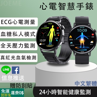 智能手錶 蘋果安卓手錶 藍芽通話手錶 LINE FB訊息顯示 心電 尿酸 血脂 血氧 壓力測量 科學睡眠 健康監測手錶