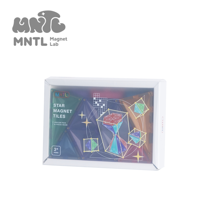 MNTL 磁力片 邏輯學家組合 Logician Pack 36pcs 粉彩色 兒童禮物
