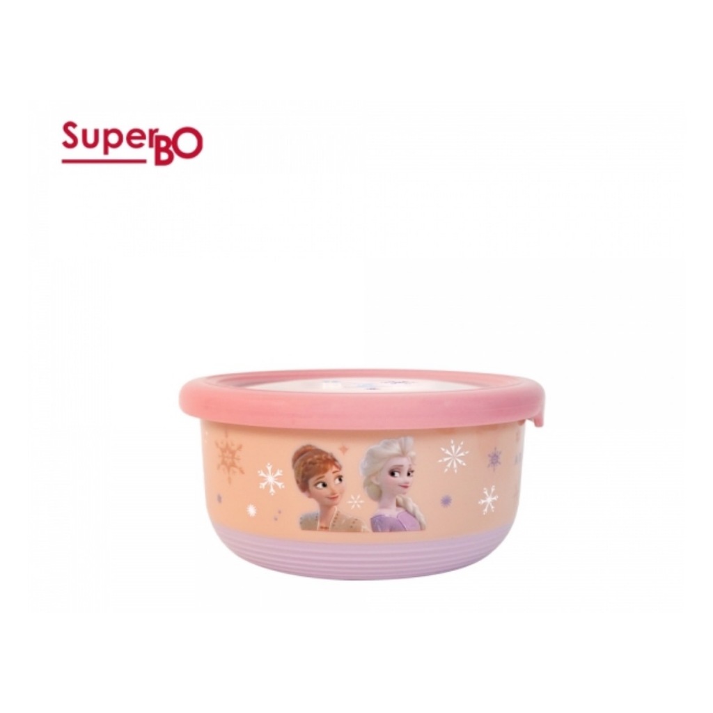 SuperBO不鏽鋼隔熱碗-M(400ml)熊抱哥/史迪奇/蜘蛛人/冰雪奇緣 學習餐碗 不鏽鋼碗 ✪準媽媽婦嬰用品 ✪