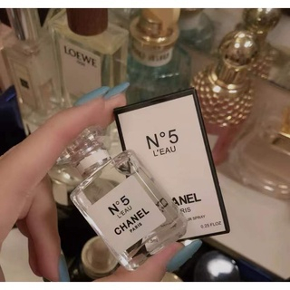 CHANEL 香奈兒 經典五號女士香水 Chanel 五號香水 淡香7.5ml N5 Q版香水小樣 白N5 旅行裝