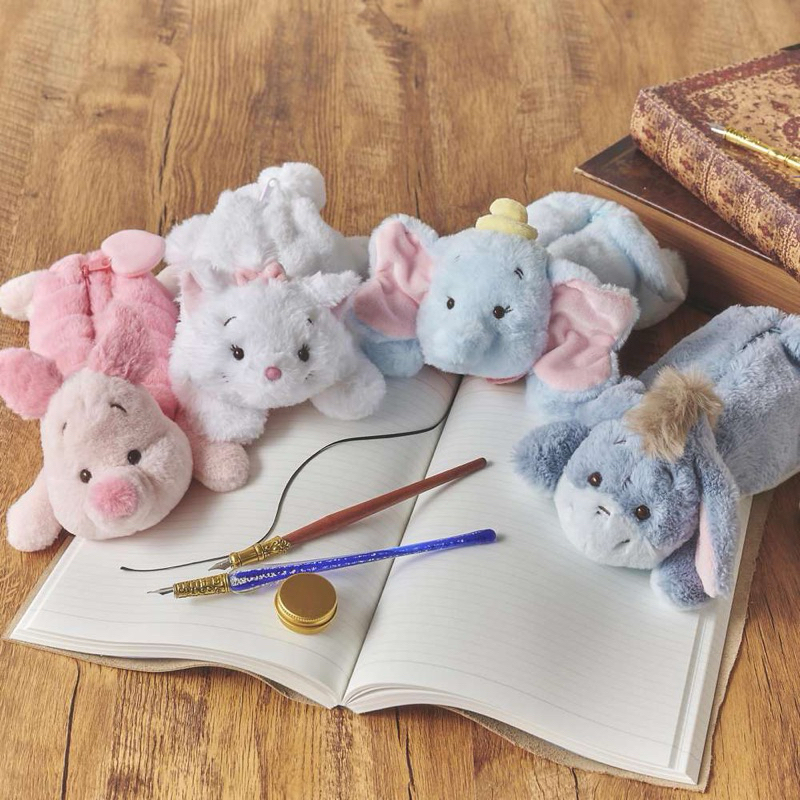 ☘️預購 可愛☘️ 日本 迪士尼 2024 鉛筆盒 筆袋 筆箱 小豬 瑪麗貓 小飛象 史迪奇 屹兒 維尼 文具 學生