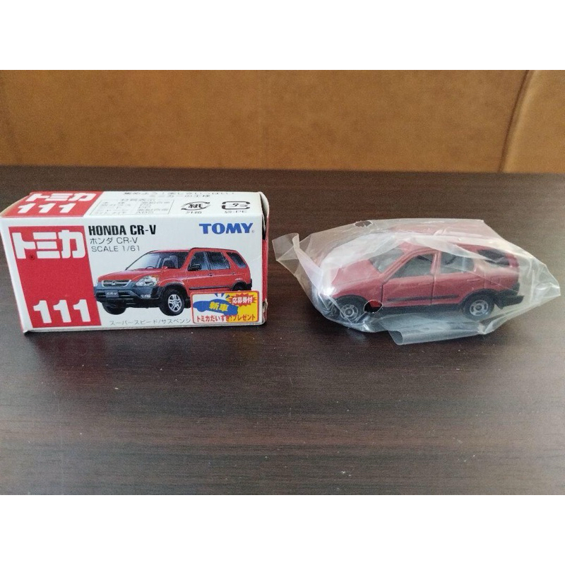 TOMY TOMICA NO.111 111 本田 HONDA CR-V CRV 初回 新車貼 新車 86 GT-R