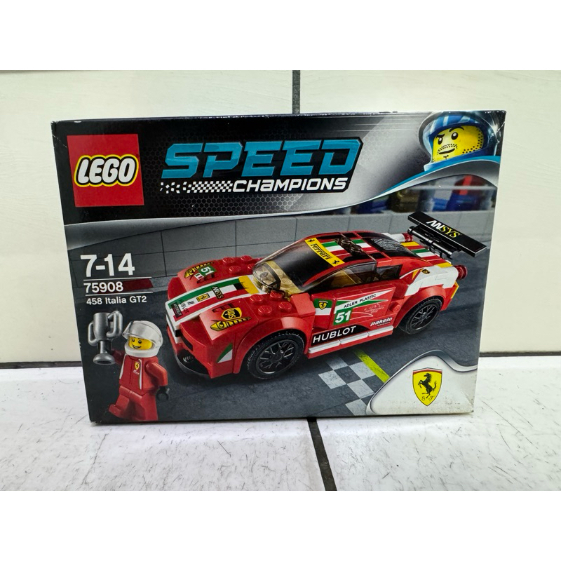 LEGO 75908 Italia 458 GT2 全新未拆