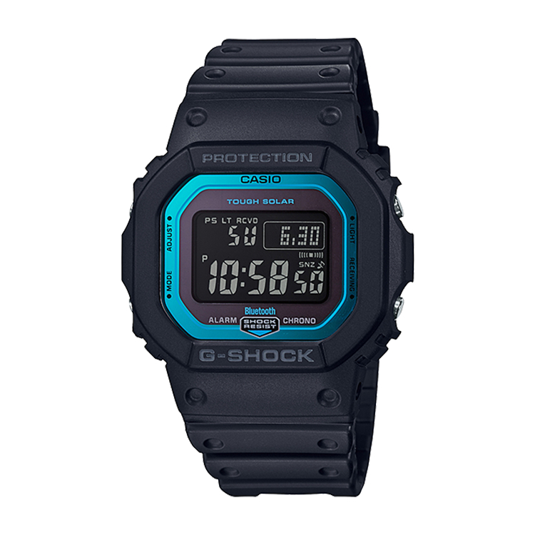 【CASIO】G-SHOCK 經典暢銷錶款5600系列 太陽能藍芽 x 電波 GW-B5600-2 台灣卡西歐公司貨