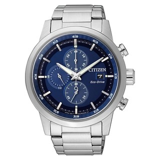 日本CITIZEN星辰Eco-Drive 光動能三眼計時腕錶 CA0610-52L