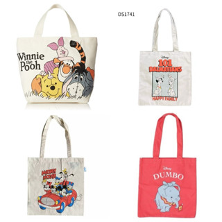 𝐡𝐨𝐥𝐚.𝐲𝐮🐻[現貨]日本代購 迪士尼Disney｜小熊維尼 101忠狗 小飛象 米奇 手提袋 便當袋 肩揹包 環保袋