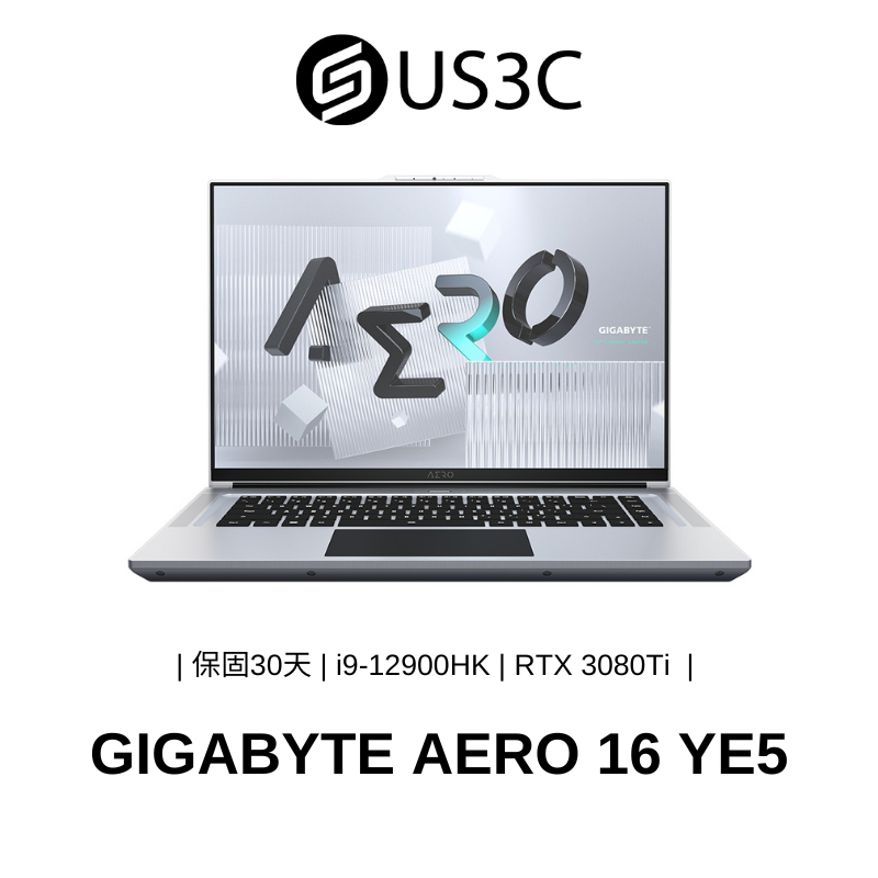 GIGABYTE AERO 16吋 UHD i9-12900HK 32G 1T+2T SSD RTX3080Ti 二手品