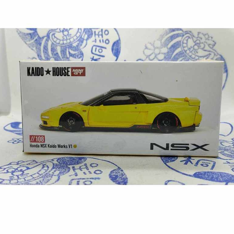 (現貨) Kaido House Mini GT 108 Honda NSX Kaido Works V1 黃