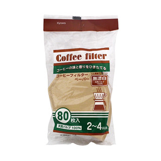 日本製 協和紙工 株式會社 咖啡濾紙2-4杯(原色) 80入