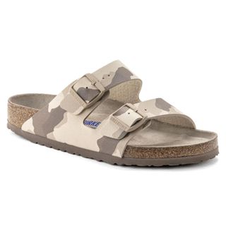 BIRKENSTOCK勃肯 / Arizona /合成皮 / 軟墊 / 卡其迷彩