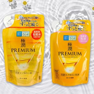 ROHTO 肌研 極潤金緻特濃保濕精華水170ml／高效保濕精華乳140ml(補充包)款式可選【小三美日】D143702