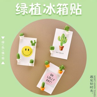現貨《生活用品】6入 創意立體仙人掌磁性冰箱貼 留言貼 ♥ 裝飾 冰箱磁鐵 磁鐵貼 造型磁鐵 冰箱貼 可愛磁鐵 白板磁鐵
