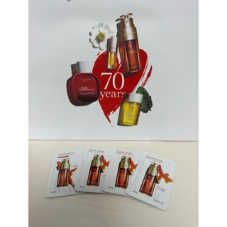 CLARINS 克蘭詩 黃金雙激萃 黃金亮眼萃 氧氣亮白淡斑精華 賽車眼霜 氧氣亮白淡斑水凝霜 防曬 試用包