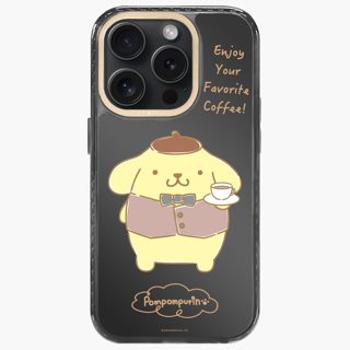 LANIS 磁吸版透黑框 布丁狗 紳士咖啡館 鏡面殼 手機防摔殼 iPhone 16 15 14 13 Pro Max