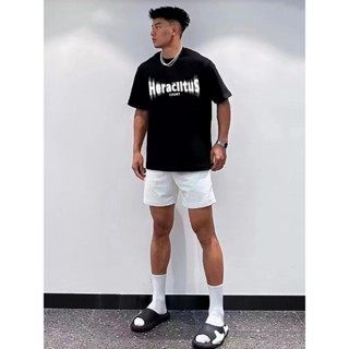 【LUSHISi】美式速幹網眼籃球短袖夏季跑步健身運動休閑上衣吸濕排汗寬松透氣運動跑步籃球t恤健身衣 籃球訓練上衣男