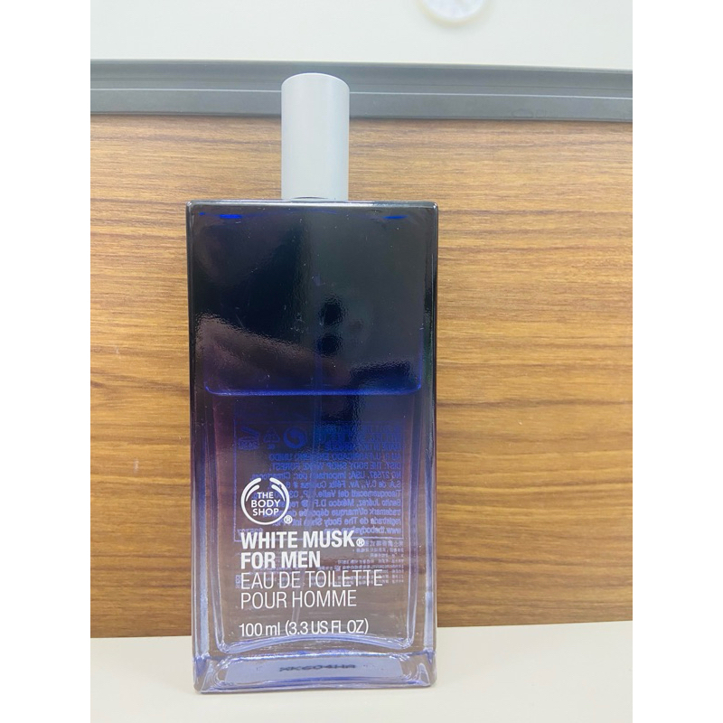 絕版香水-THE BODY SHOP 白麝香男士淡雅香水100ml 美體小舖