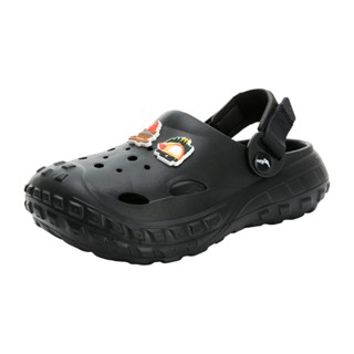 GOODYEAR固特異 戶外露營風 男女鞋 輕便厚底洞洞鞋 黑色 / GAWP42740/K Shoes Plaza
