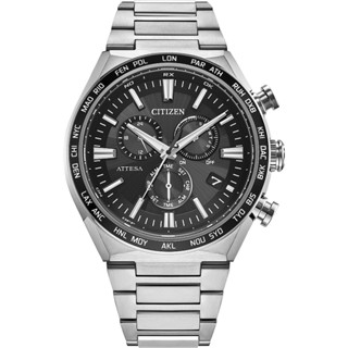 聊聊甜甜價◆CITIZEN 星辰 超級鈦 萬年曆 時尚光動能電波計時男錶 CB5966-69E