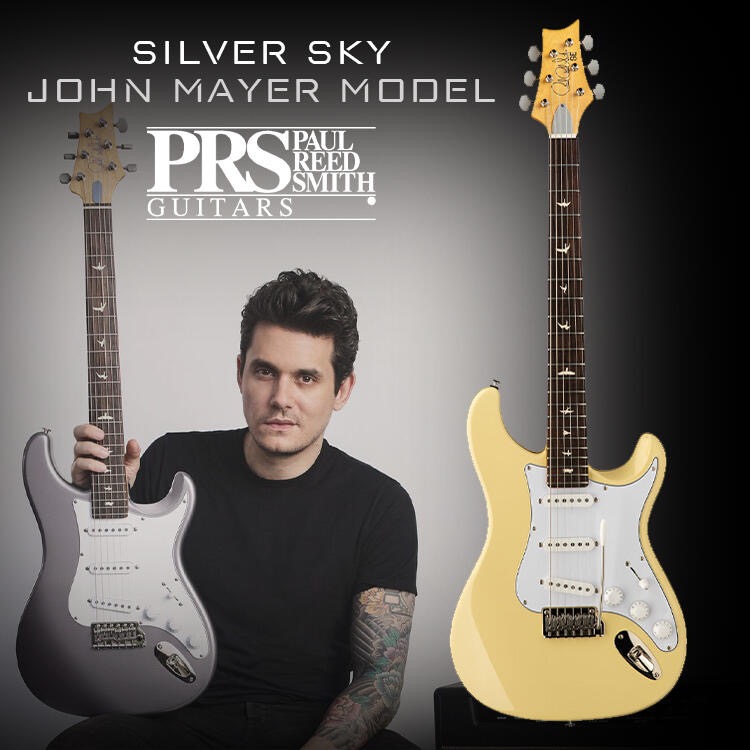 簽名款 PRS SE John Mayer Silver Sky Moon White 電吉他【又昇樂器】