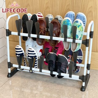 LIFECODE《瑞克斯》雙排雙層鞋架(可放24雙鞋)