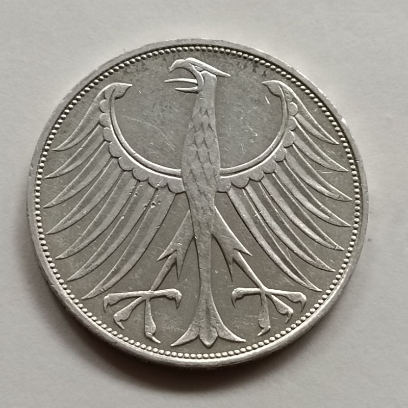 C2066德國5馬克銀幣1973年J記（西德）