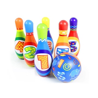 【Hi-toys】幼兒專用PU柔軟實心保齡球組/ 親子運動玩具