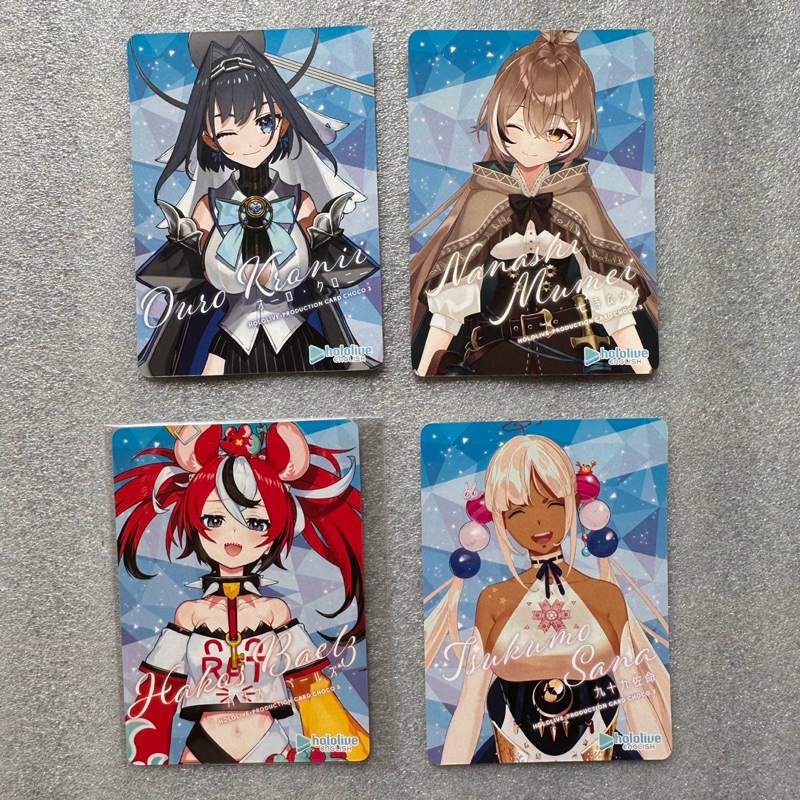 ￥My公仔￥ 日本 Hololive 巧克力卡 EN2 哈珂斯 七詩無名 奧羅克洛尼 九十九佐命 塞萊希法娜 IRyS