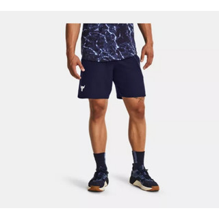 Under Armour 男 Pjt Rock Woven 休閒短褲-藍-1377431-410