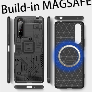 內嵌磁吸Magsafe電路圖手機保護殼 Sony Xperia 1 5 10 ii iii iV V Vi Vii手機殼