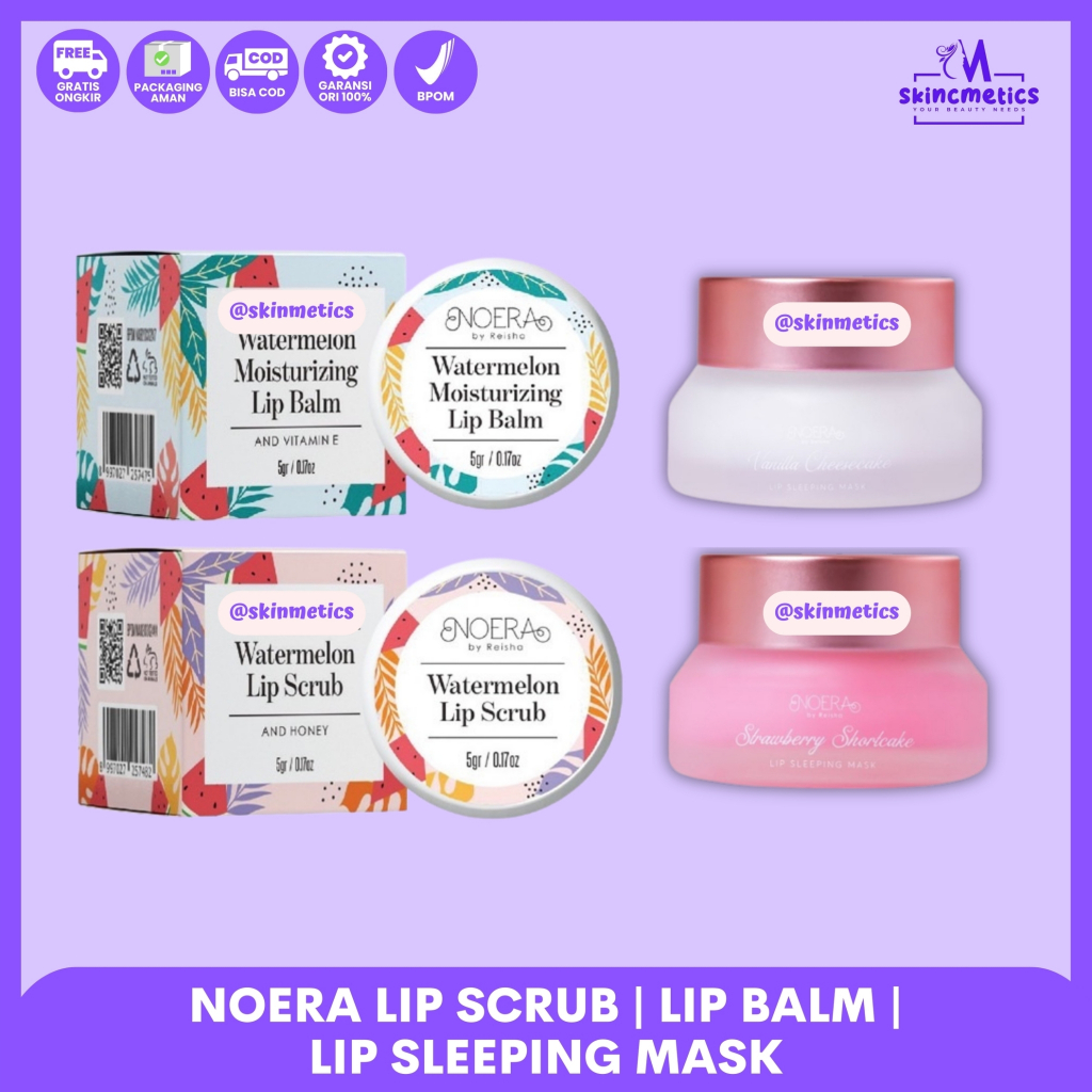 VSM2048 NOERA Lip Scrub | Lip Balm | Lip Mask