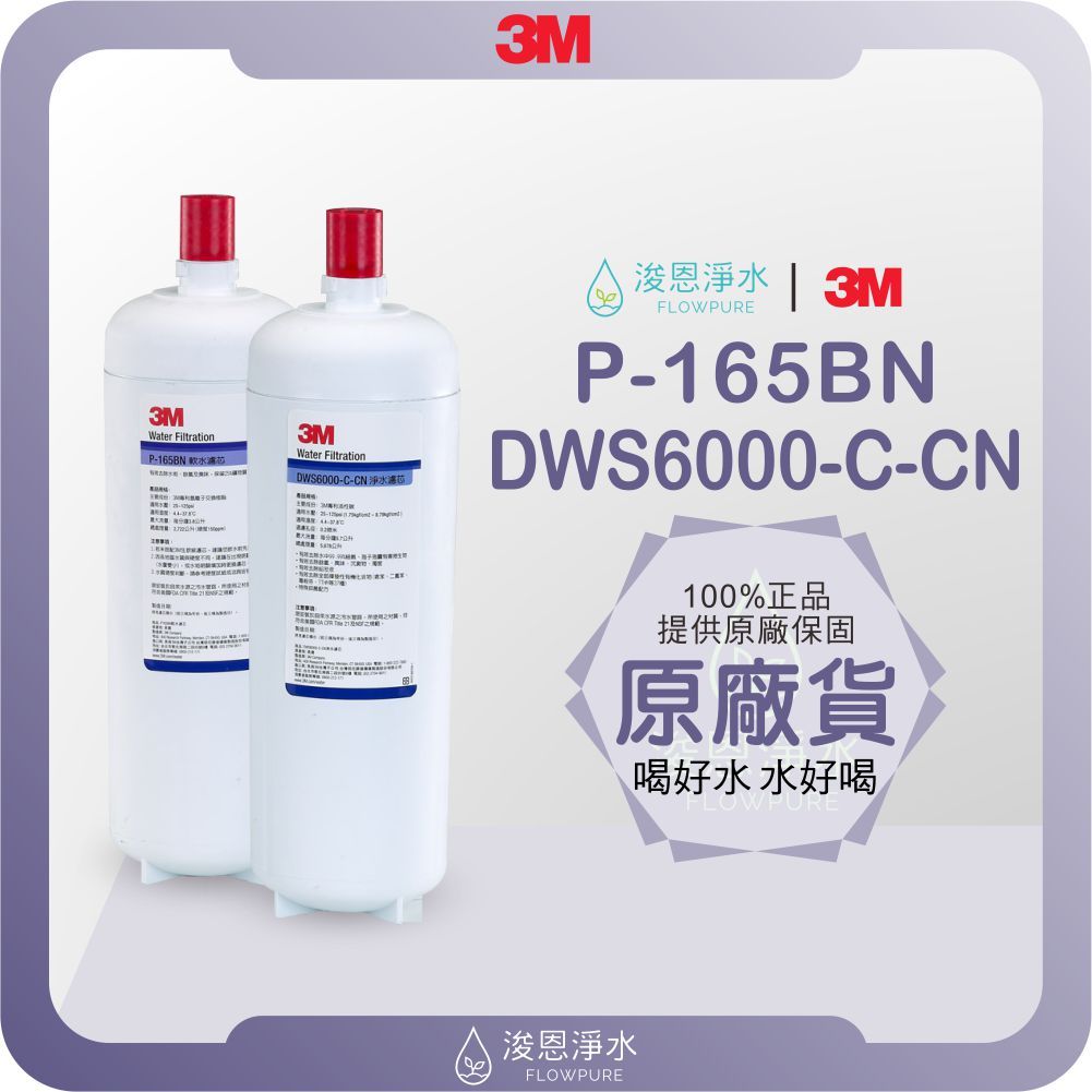 【原廠公司貨】3M DWS6000-C-CN & P-165BN 濾心 ( DWS6000-ST 3M濾芯 3M濾芯 )