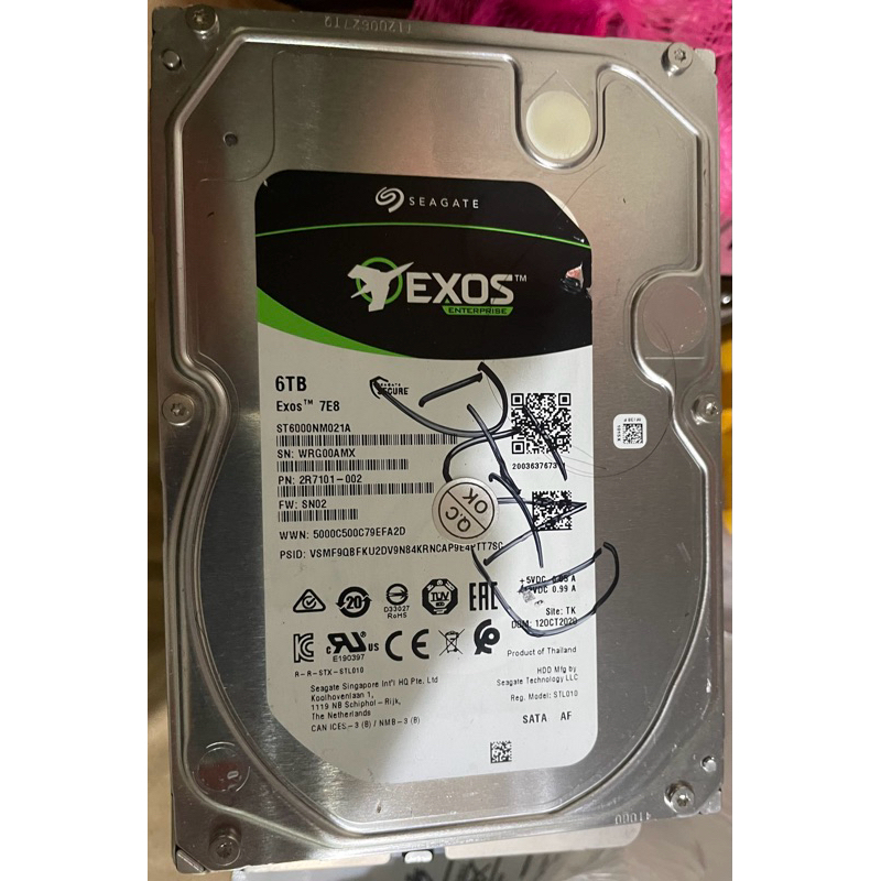 希捷 6TB EXOS 企業碟 6t sata3 桌上型硬碟