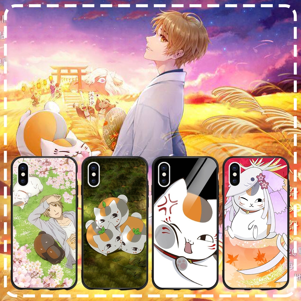 夏目友人帳 夏目贵志 貓咪老師手機殼適用 iPhone 三星 VIVO 華為 小米 紅米 HTC SONY OPPO