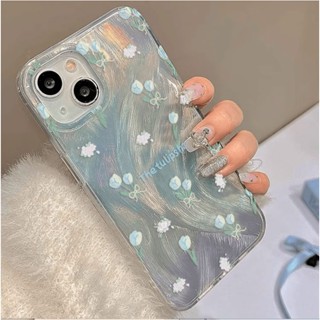 清新花朵蝴蝶手機殼蘋果iPhone 16e 15 14 Plus 13 12 11 Pro XS MAX i8硬殼保護