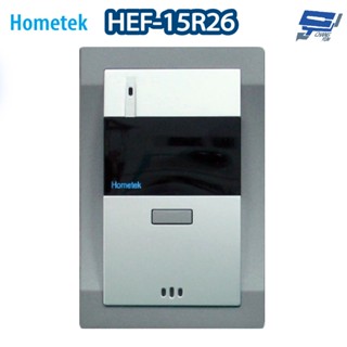 昌運監視器 Hometek HEF-15R26 單聯埋入 單按鍵感應維根門口機 嵌入式安裝 ＥＭ卡 請來電洽詢