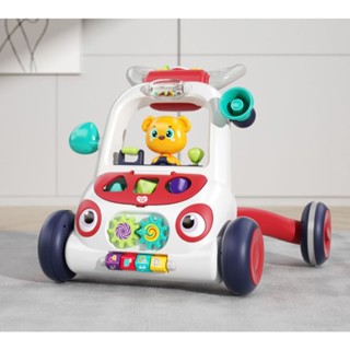 ~大福玩具樂園~匯樂 小熊學步車 寶寶學步車手推車 嬰兒多功能 小熊助步車防側翻學走路玩具