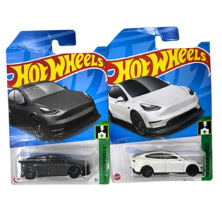 風火輪 Hot Wheels 特斯拉 Tesla Model Y 電動車 模型 小汽車 汽車模型 白色/藍色/夜銀色